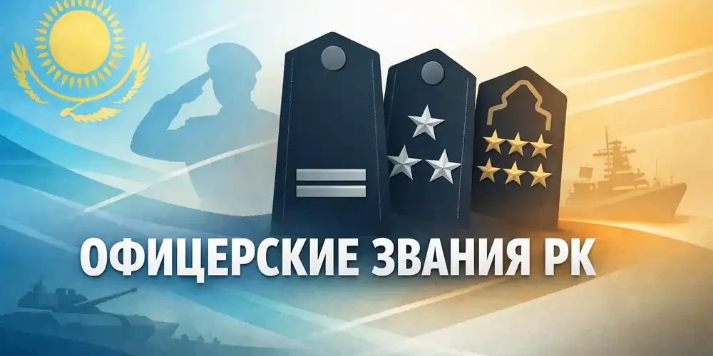 Офицерские звания РК