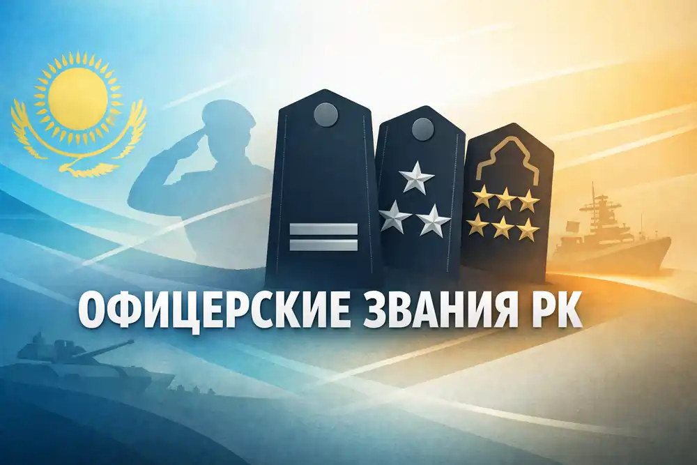 Офицерские звания РК